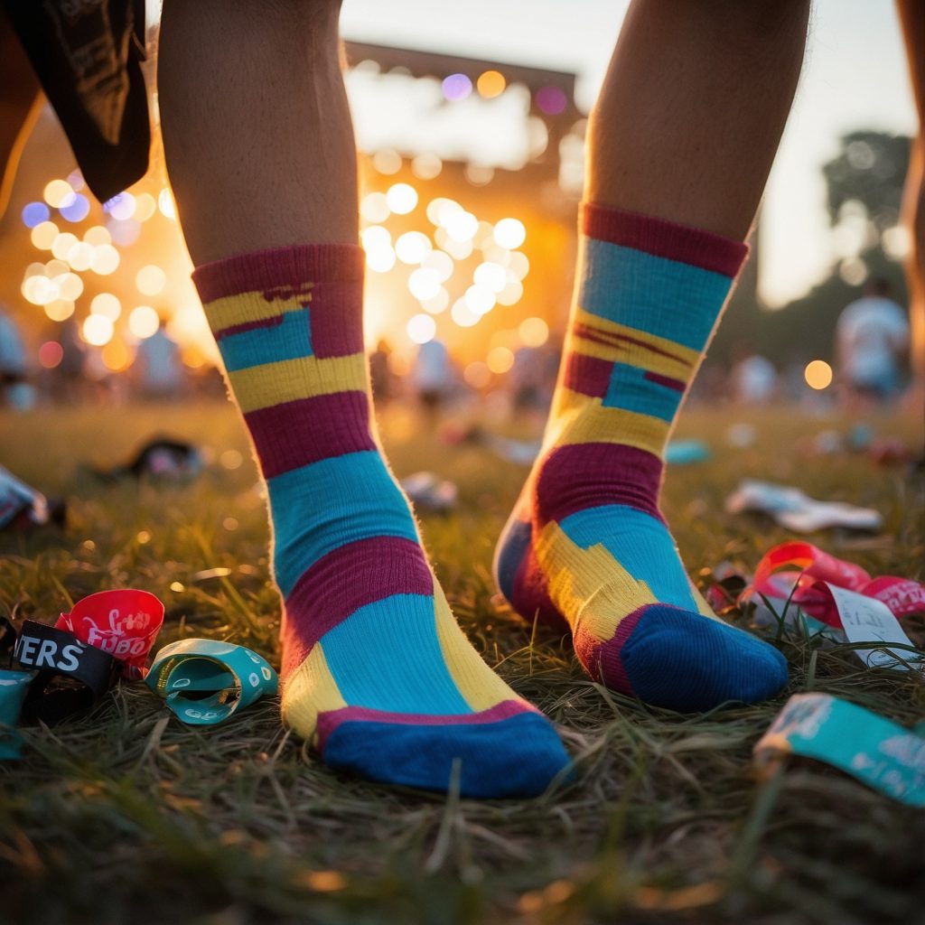 Vibrant socks