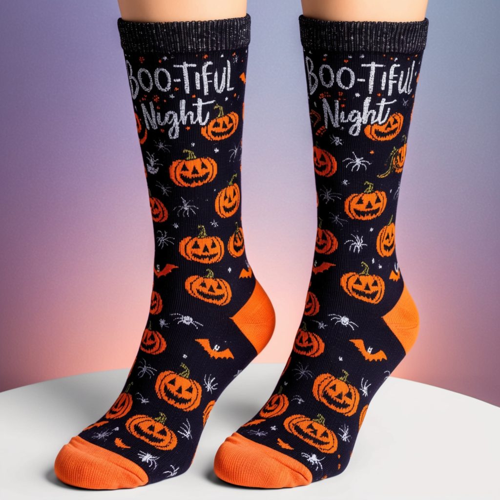 Custom Halloween socks