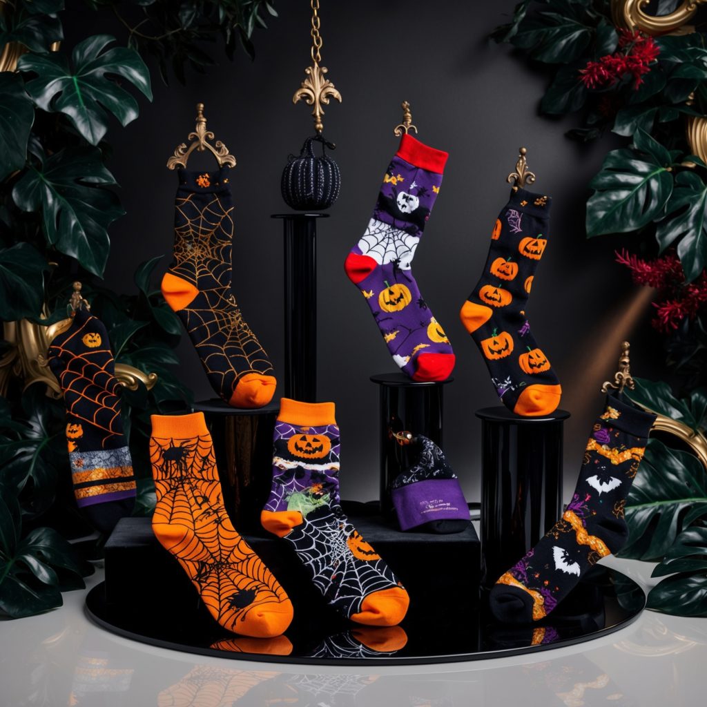 Custom Halloween socks